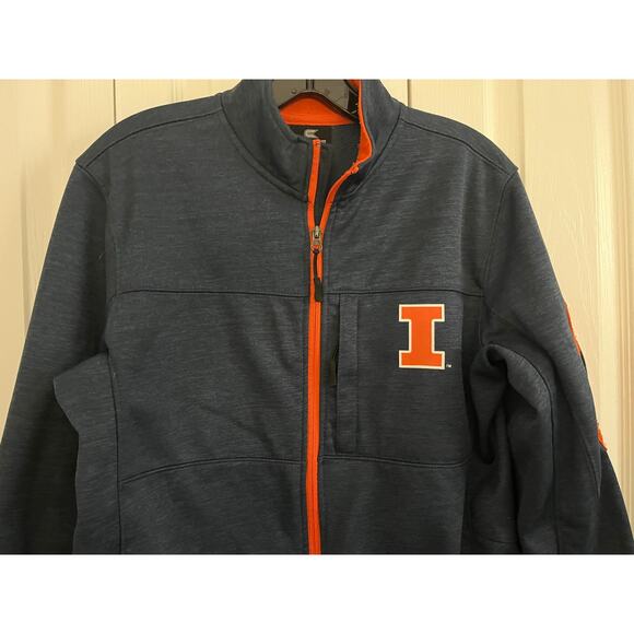 Colosseum Illinois Fighting Illini Stadium Jacket Size S - Picture 2 of 16